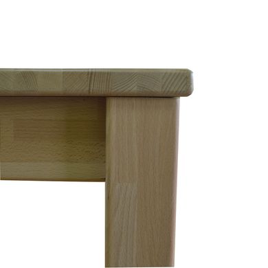 Стол "Стандарт", натуральный лак, бук, 80×70